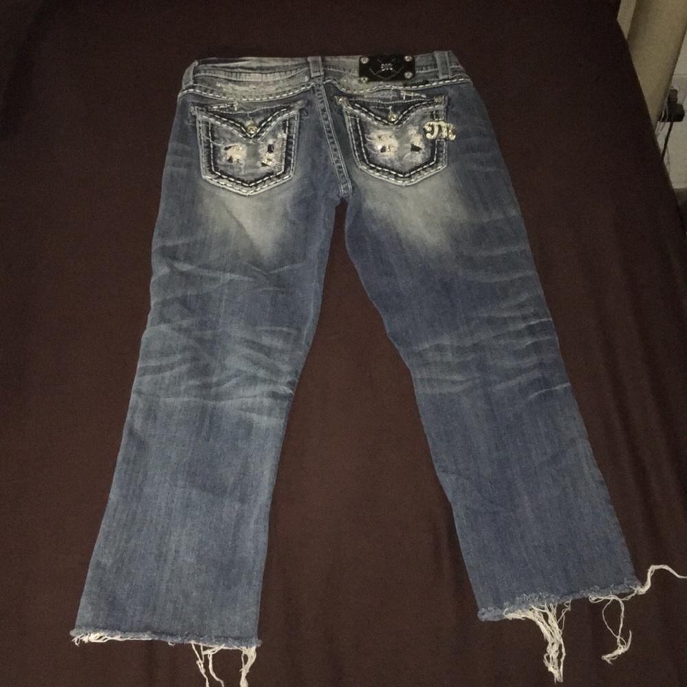 Miss Me easy fit capris